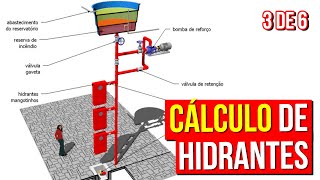 Passo a Passo l Como calcular sistema de HIDRANTES l 3 de 6 [upl. by Luane]