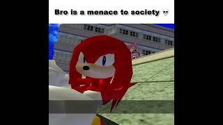 Knuckles is unhinged sonic memes [upl. by Wenona747]