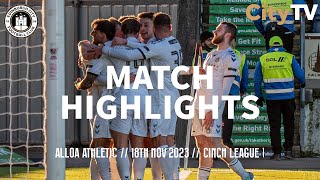 Edinburgh City vs Alloa Athletic  Highlights  18 November 2023 [upl. by Anifesoj]