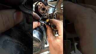 Cara pasang arang starter motor supra x caradantutorial automobile mekanik [upl. by Suhpoelc]