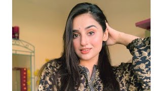 Beautiful Ukasha gul X khabardar Co Host  Ukasha gul Long hair video khabardar ukashagul [upl. by Anastase]