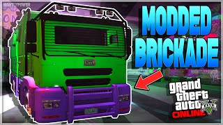 GTA 5 BRICKADE 6X6 HOW TO GET MODDED BRICKADE 6X6 SKIP MISSION GTA 5 GLITCHES [upl. by Tiphane]