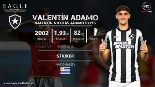 Valentín Adamo  Striker  202324 [upl. by Ellehsram]