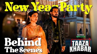 Taaza Khabar NEW YEAR PARTY scene ka BREAKDOWN  BBKiVines Productions [upl. by Agiaf]