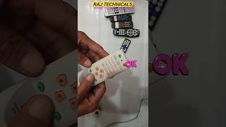 How to Repair Remote control । रिमोट कैसे ठीक करे। फ्री डिश रिमोट कैसे ठीक करे remote repair [upl. by Addy]