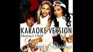 Destinys Child  This Christmas Karaoke Version [upl. by Ahsenav]