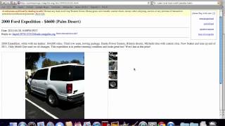 Craigslist Palm Springs CA Used Cars  Under 500 Models Often Do Not Run [upl. by Faires]