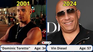 The Ffast And The Furious 2001 Cast THEN vs NOW [upl. by Ahsilac]