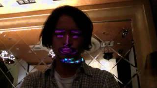 face projection test 01 Daito Manabe with Zachary Lieberman [upl. by Hankins]