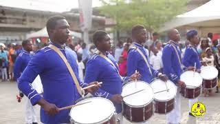 Tema Diocesan Band Flash Mob Performance at the Junction Mall [upl. by Eilhsa]