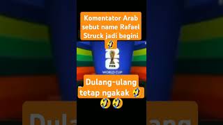 ngakak komentator Arab sebut nama Rafael Struick Shorts [upl. by Aihsile]