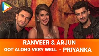 Gunday Priyanka Chopra Ranveer Singh amp Arjun Kapoor fun interview part l [upl. by Ad]