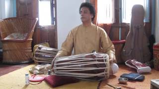 Pakhawaj by Pandit Mohan Shyam Sharma with Chand Rela and Parans [upl. by Asquith967]