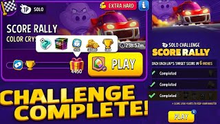 EXTRA HARD Color CrystalsRainbow solo challenge✅4450 points score rally solochallengematch master [upl. by Anerbes]