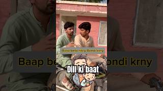 Dill ki baat baapbeeta diwali experiment diwalispecial crackers funny Round2hell [upl. by Okomot464]