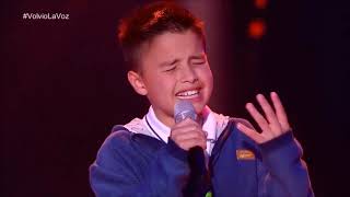 Juanse Laverde canta Cómo Mirarte  Audiciones a ciegas La Voz Kids Colombia 2018 En vivo [upl. by Diraf]