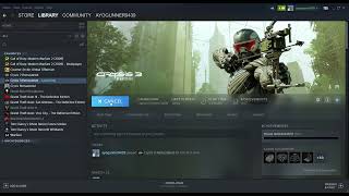 Crysis remastered trilogy on Steam Not working [upl. by Amer]