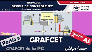 2ASCorrection DC Grafcet Live ostedhycom  03Partie Opérative PC [upl. by Ciri742]