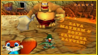 Conkers Bad Fur Day N64  Part 9  Lava Racing amp Giant Bone Boss Showdown [upl. by Oettam972]