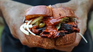 The GREATEST BBQ Brisket Sandwich made from Seitan  ft Chad Sarno [upl. by Eberto837]