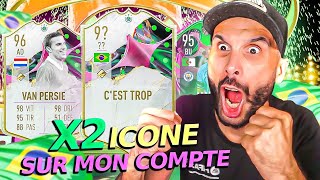 INCROYAABLE 😂  DOUBLE ICONE sur mon COMPTE  FIFA 23 [upl. by Cowley]