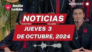 NOTICIAS JUEVES 3 OCTUBRE 2024 [upl. by Brady]