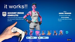 HOW TO MERGE FORTNITE ACCOUNTS Season 3 [upl. by Delbert110]