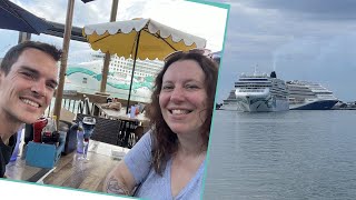 Cruise time Hotel in Port Canaveral  Jetty park  Rustys for food amp sailaway MSC Seashore vlog [upl. by Paff]