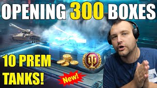 Opening NEW 300 Lockboxes in World of Tanks [upl. by Bashee418]