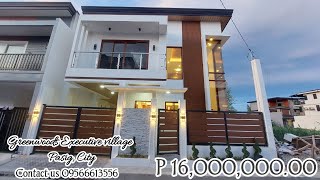 House Tour P16M Brand new 2 Storey house in Greenwoods Executive Village Pasig City [upl. by Ayamat378]