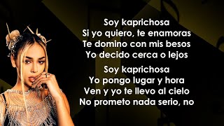 Danna Paola  Kaprichosa LetraLyrics [upl. by Aznaed]