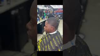 Drawing lines after cutting makes customers unique and special oldstylebarber hairstyle usa [upl. by Ponton]