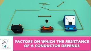 Factors On Which The Resistance Of A Conductor Depends [upl. by Relly412]