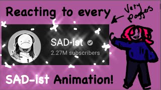 REACTING TO ALL OF SADIST ANIMATIONS  lots of fangirling from yours truly  a reaction stream [upl. by Lehsreh]