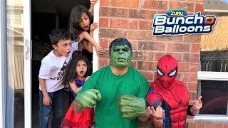 Marvel Avengers Infinity War Superhero Kids pretend play [upl. by Dnomse454]