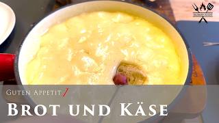 Das beste Käsefondue Rezept der Welt 🧀  Einfaches Weißbrot ohne Knetmaschine backen [upl. by Balsam]