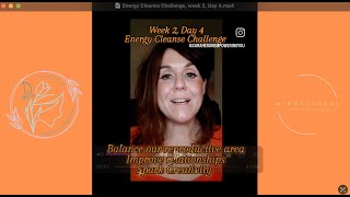 Energy Cleanse Challenge Week 2 Day 4 [upl. by Engis]