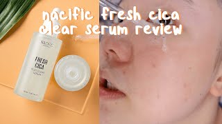 nacific fresh cica plus clear serum review  30 day test [upl. by Adnerb]