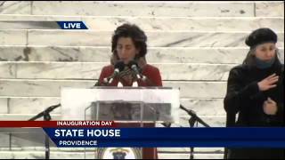 NBC 10 Inauguration of Gina Raimondo [upl. by Michaeline]