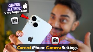 Best iPhone Camera Settings🔥 Correct iPhone Camera Settings  iPhone 14 2024 [upl. by Nickolaus]