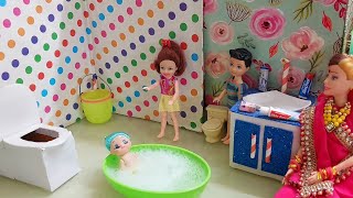 Dilli Wali Barbie Epi212Barbie Doll All Day Routine In Indian VillageBarbie Doll Bedtime Story [upl. by Constanta820]