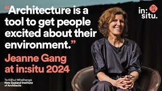 insitu 2024 Jeanne Gang  International Keynote Speaker [upl. by Eibmab]