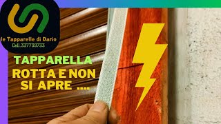 come fissare una tapparella e regolare il finecorsa di un motore [upl. by Nraa]