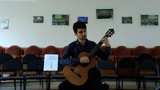 Koblenz Guitar Competition Hubert Käppel 2020 SemiFinal  Sergey Perelekhov [upl. by Elrem]