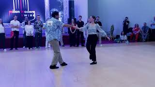 Willy Carpaye amp Kateryna Rybkina  4th place Strictly Intermediate Finals  Milan Modern Swing 2024 [upl. by Thalassa]