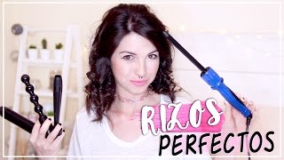 COMO RIZAR EL PELO CON TENACILLAS  Rizos perfectos y duraderos  AniPills [upl. by Craven]