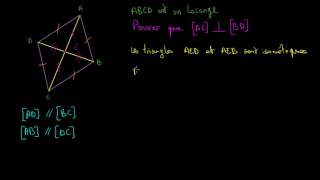 Démonstration  Propriété des diagonales dun losange [upl. by Zima]