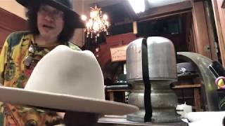 How To Clean A Silver Belly Western Hat [upl. by Esilahs]