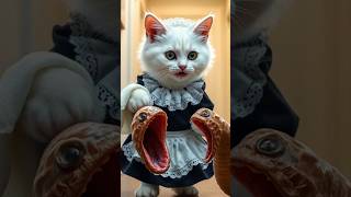 A Cat leaving Home as Dangerous Worms Terrifying HerCatCuteCatCatFailsCatLoverKittyviralTrend [upl. by Dyl980]