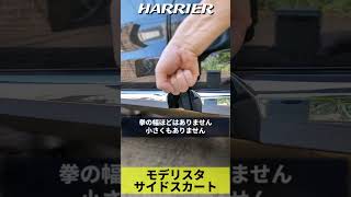 HARRIERモデリスタのサイドスカートの隙間には絶妙の訳があった ハリアー harrier modellista [upl. by Elo911]